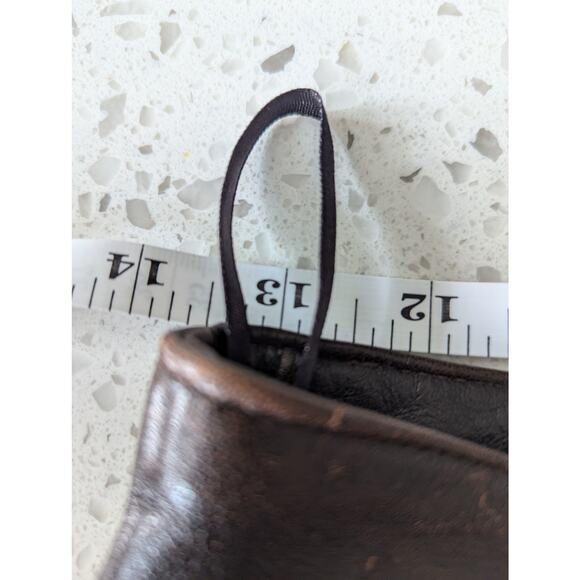 Wilson's Leather Maxima | Vintage Chocolate Brown Leather Pants | Size 6 - Picture 10 of 15